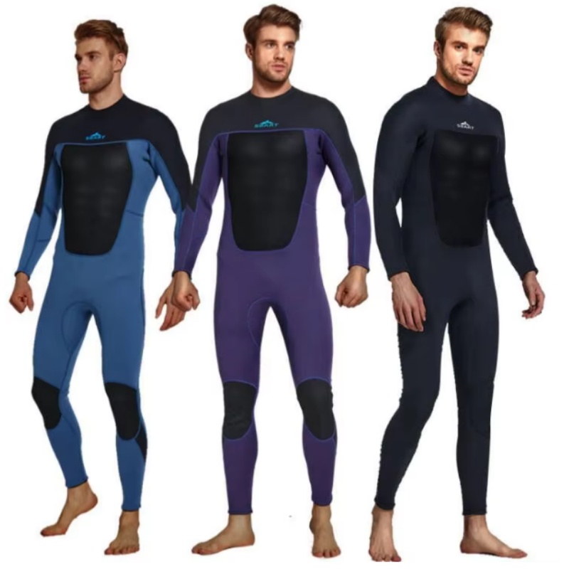 Wetsuit 3Mm Neoprene - Combinaison de plongée pour homme en