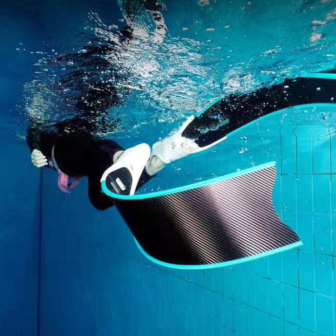 Fin Diving Blade - Aileron d'apnée modulaire à impulsion, en