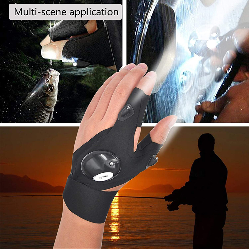 Gant sans doigts lampe de poch - Spearfishing Glove avis et prix