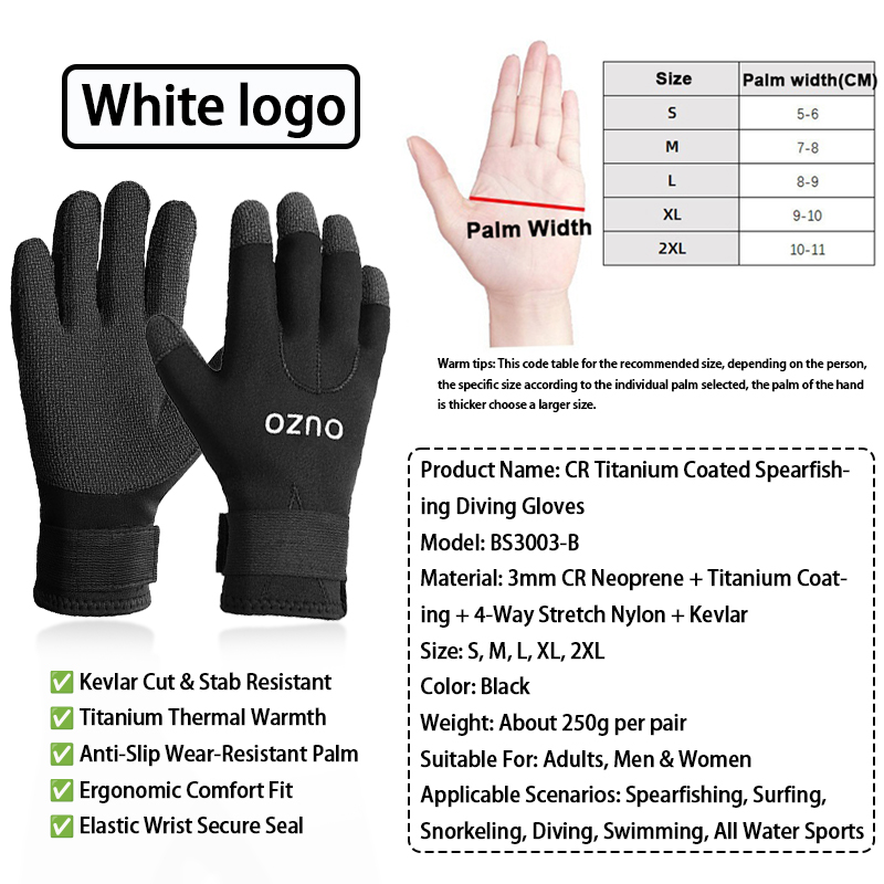 Gants de plongée en titane CR  - Wetsuit 3Mm Neoprene avis et prix
